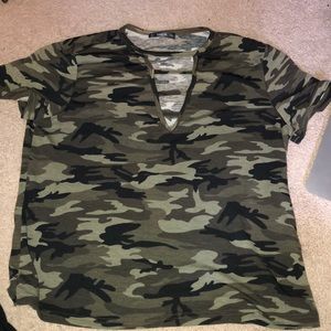 Camp V-Neck T Shirt!!